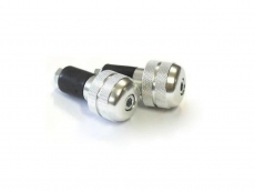 Lenkerenden/Lenkergewichte Alu 2 St�ck Farbe silber Neu.